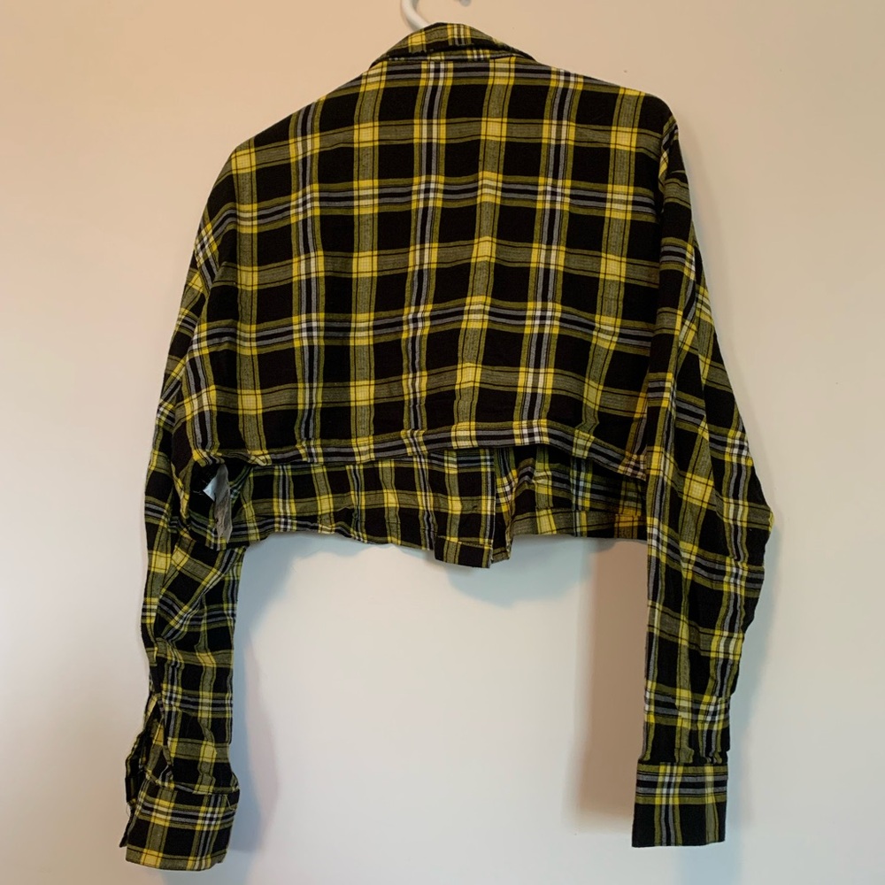 H&M Cropped Flannel - Picture 2 of 4